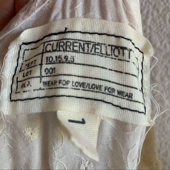 Current/Elliott Florence Dress Ivory Small - Picture 14 of 14